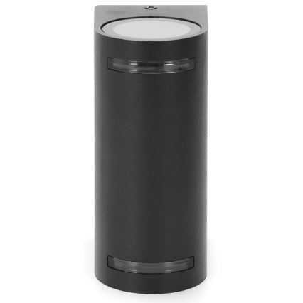 Aigostar - Venkovní nástěnné svítidlo 2xGU10/35W/230V černá IP54