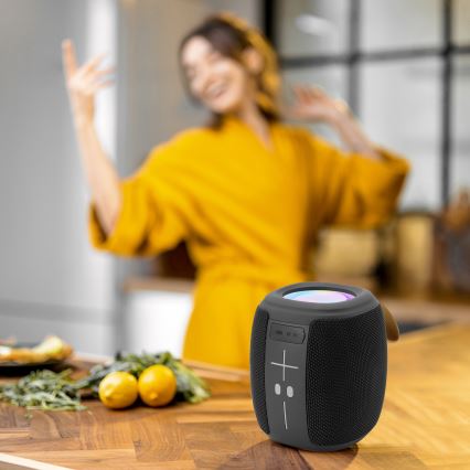 AKAI ABTS-V5 BL - Bezdrátový reproduktor s mikrofonem 3W/1200 mAh modrá