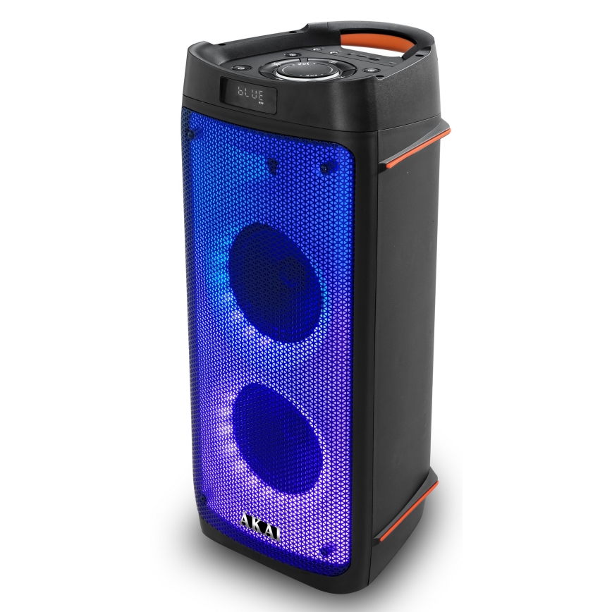 AKAI PARTY BOX 810 - Bezdrátový reproduktor 65W/230V 5000 mAh + dálkové ovládání