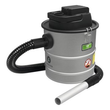 AKU vysavač popela s HEPA filtrem 12 l 110W/18V 2000 mAh matný chrom
