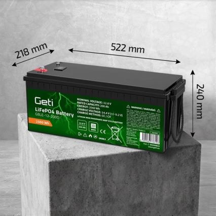 Akumulátor LiFePO4 12,8V/200Ah