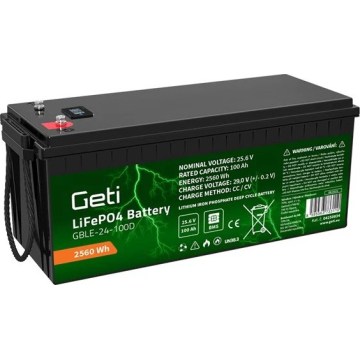Akumulátor LiFePO4 25,6V/100Ah