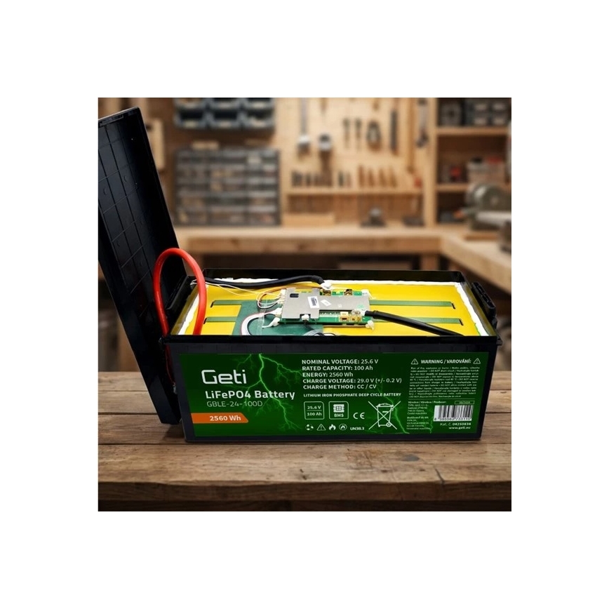 Akumulátor LiFePO4 25,6V/100Ah