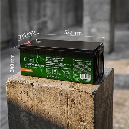 Akumulátor LiFePO4 25,6V/100Ah
