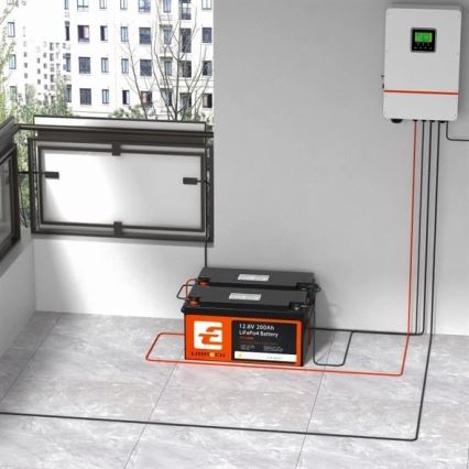 Akumulátor LiFePO4 pro solární systémy 12,8V/200Ah IP66