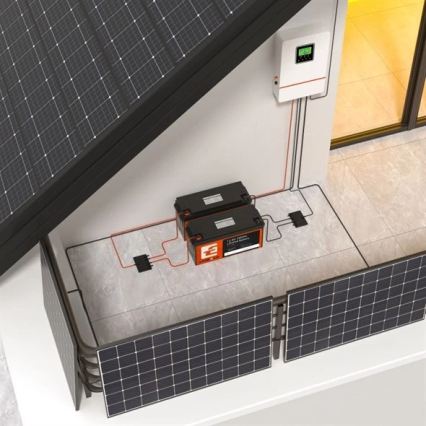 Akumulátor LiFePO4 pro solární systémy 12,8V/200Ah IP66
