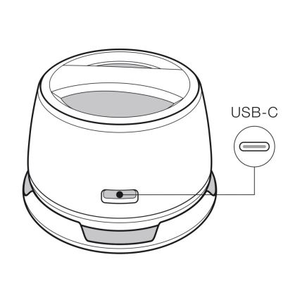 Aligator ABSMB01 - Magnetický reproduktor pro MagSafe Mini Beat 400 mAh černá