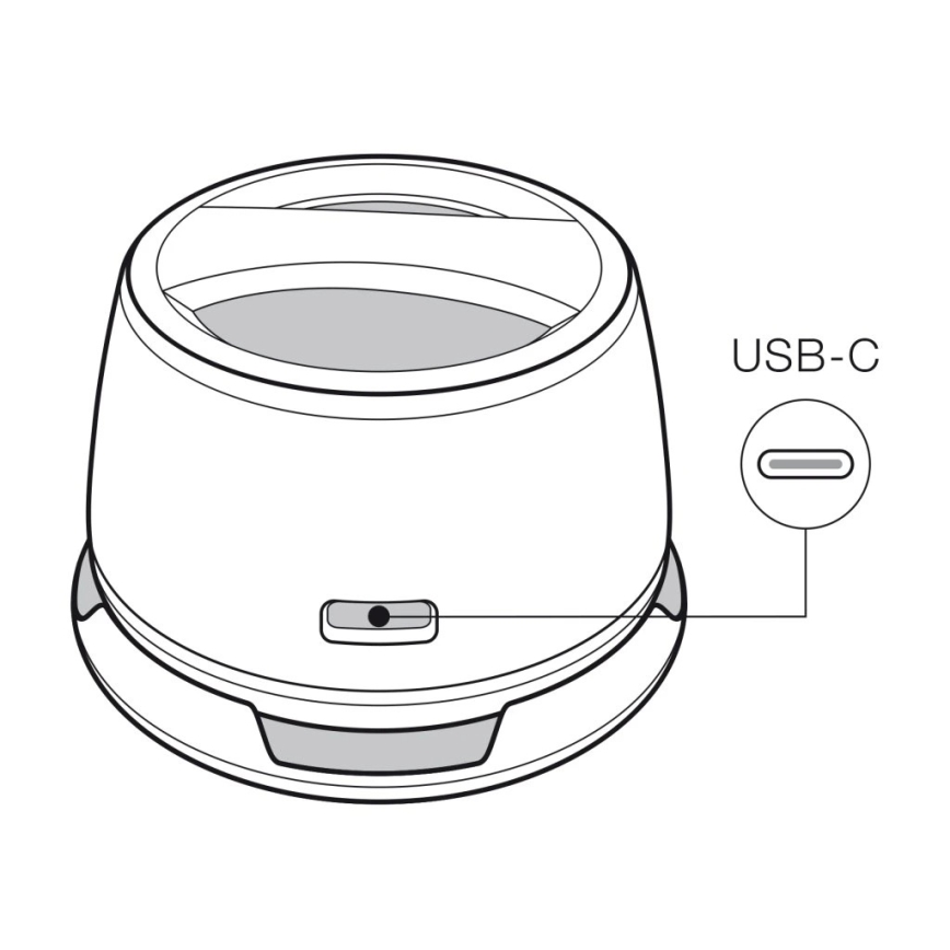Aligator ABSMB01 - Magnetický reproduktor pro MagSafe Mini Beat 400 mAh černá