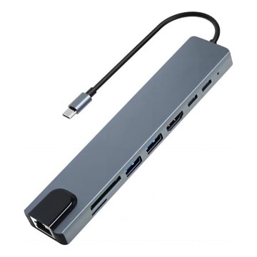 Aligator AHUB001 - USB-C hub 8v1