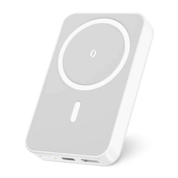 Aligator AMS04WT - Power Bank s bezdrátovým nabíjením Qi a MagSafe 10000 mAh 15W Power Delivery černá