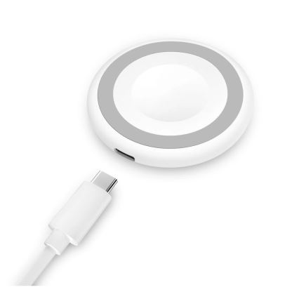 Aligator AMS08WT - Bezdrátová nabíječka MagSafe 3v1 15W bílá