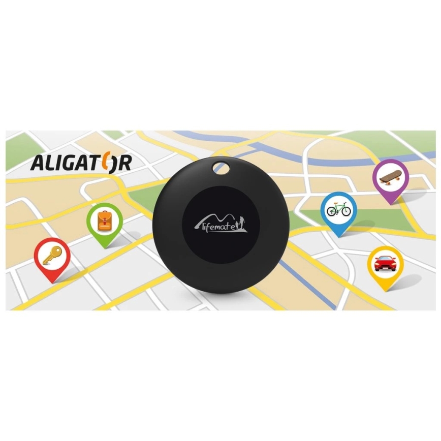 Aligator APD001 - Lokátor Life Tag 1xCR2032 IP65 černá