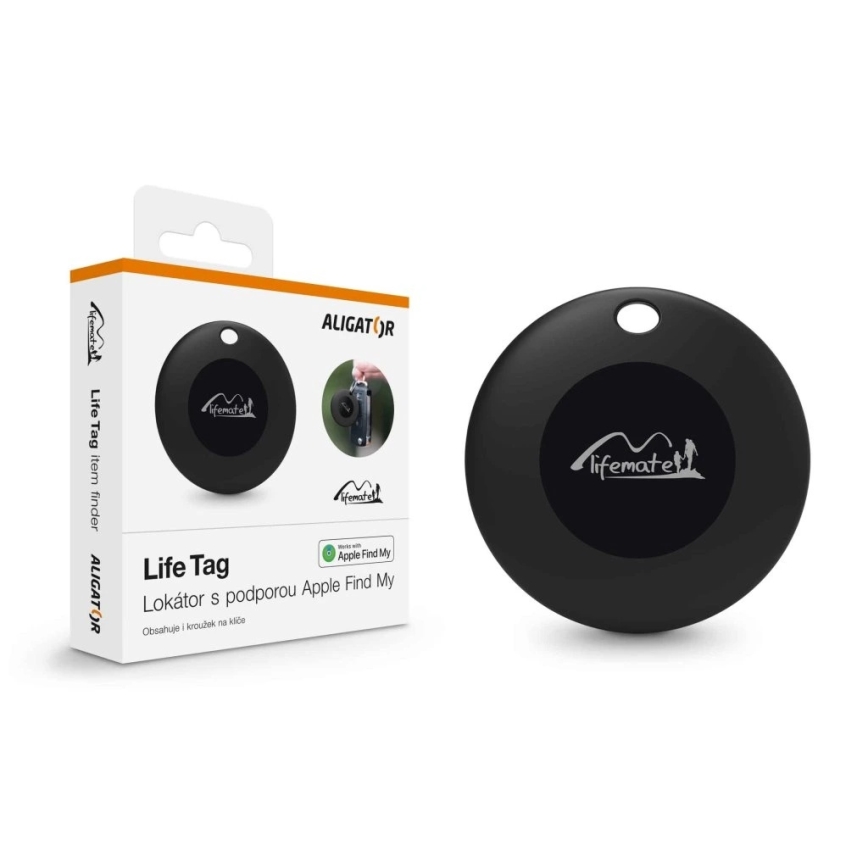 Aligator APD001 - Lokátor Life Tag 1xCR2032 IP65 černá