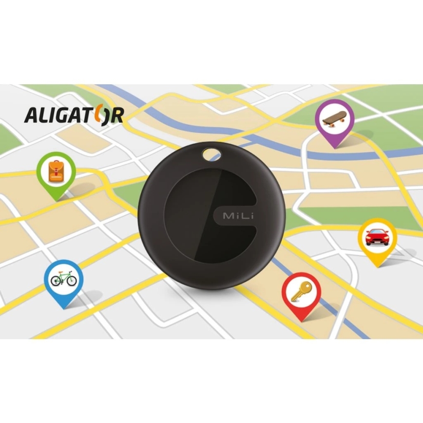 Aligator APD003 - Lokátor MiTag 1xCR2032 IP67 černá