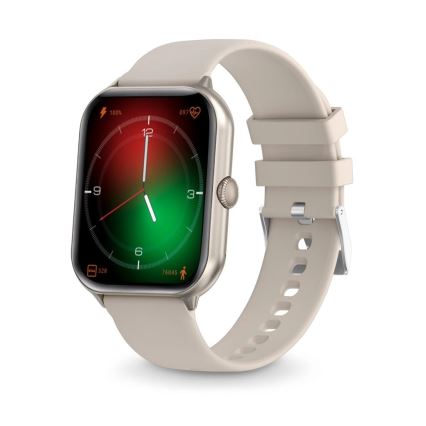 Aligator AW10SR - Chytré hodinky Watch GO 220 mAh IP67 krémová