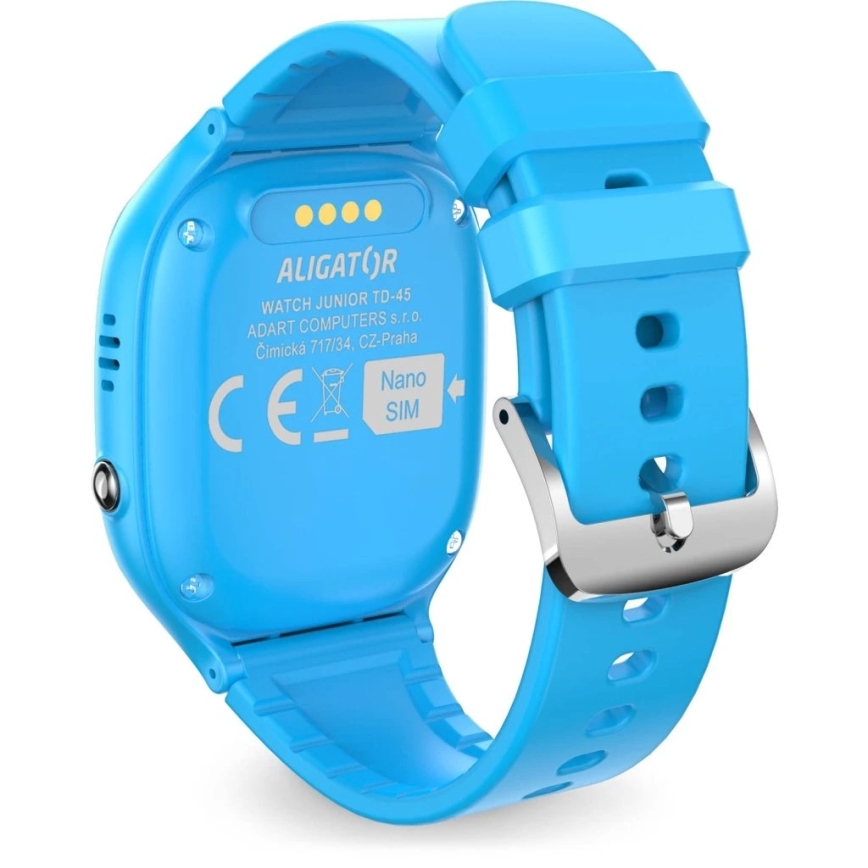 Aligator AW11BE - Chytré hodinky Watch Junior 2 450 mAh IP67 Wi-Fi modrá