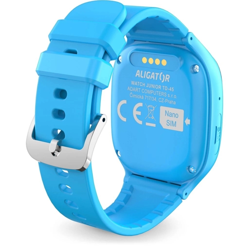 Aligator AW11BE - Chytré hodinky Watch Junior 2 450 mAh IP67 Wi-Fi modrá