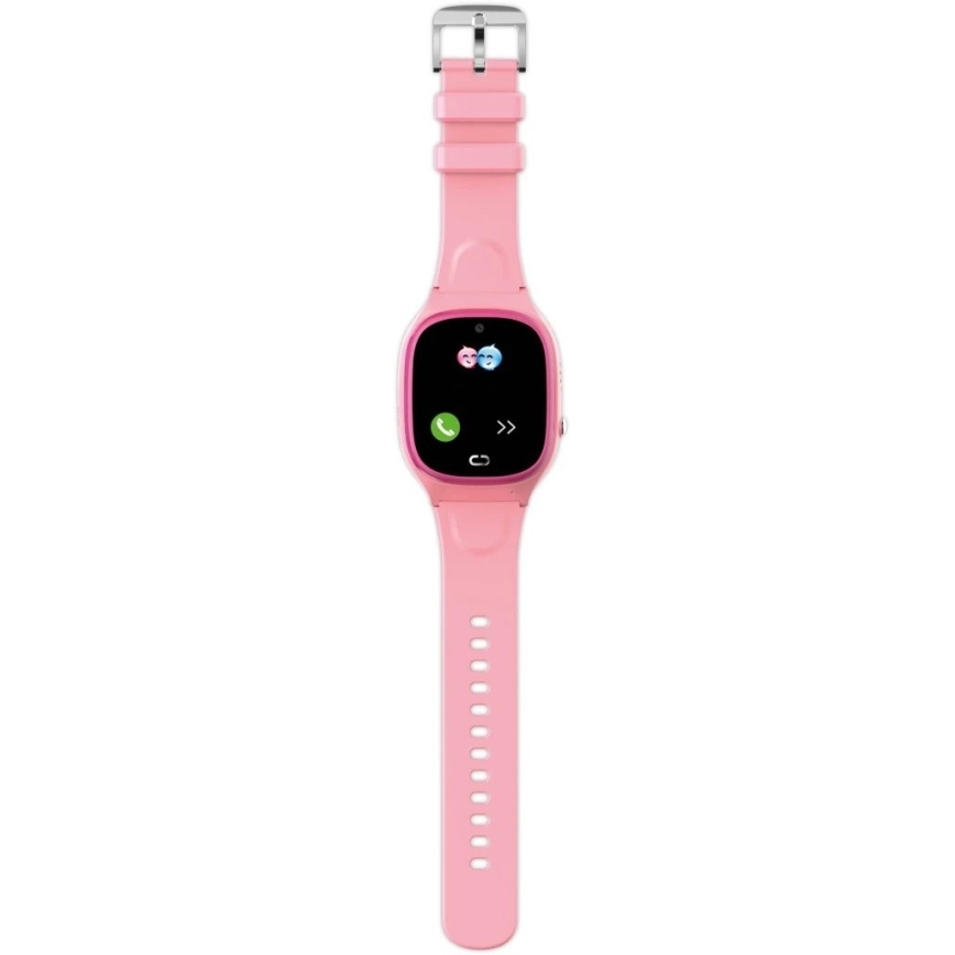Aligator AW11PK - Chytré hodinky Watch Junior 2 450 mAh IP67 Wi-Fi růžová