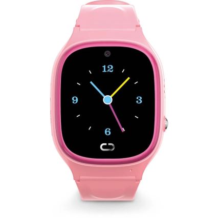 Aligator AW11PK - Chytré hodinky Watch Junior 2 450 mAh IP67 Wi-Fi růžová