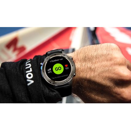 Aligator AW12BK - Chytré hodinky Watch GPS 500 mAh IP69K černá