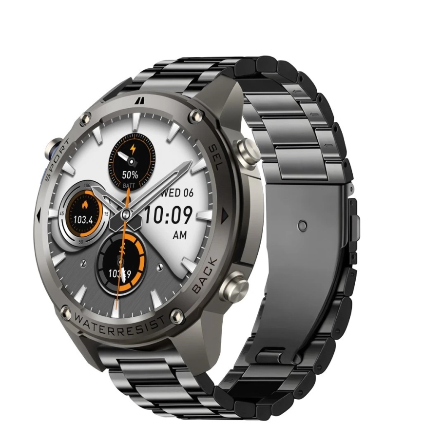 Aligator AW12BK - Chytré hodinky Watch GPS 500 mAh IP69K černá