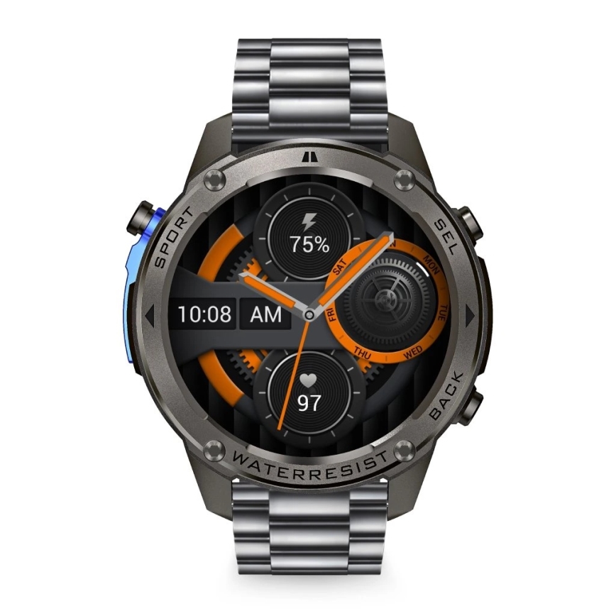Aligator AW12BK - Chytré hodinky Watch GPS 500 mAh IP69K černá