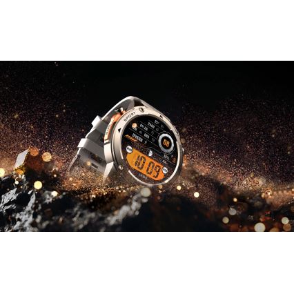 Aligator AW12SR - Chytré hodinky Watch GPS 500 mAh IP69K stříbrná