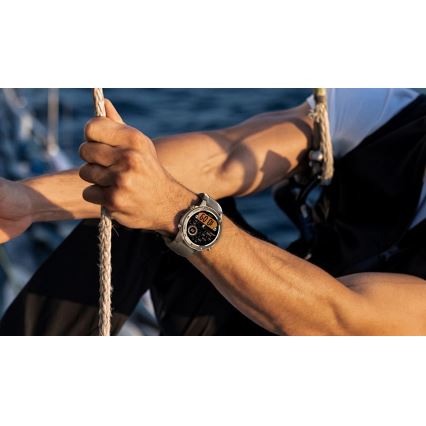 Aligator AW12SR - Chytré hodinky Watch GPS 500 mAh IP69K stříbrná