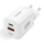 Aligator CHPD0020 - Rychlonabíjecí adaptér GaN Power Delivery 33W USB-A + USB-C bílá