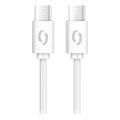 Aligator DATKP55 - USB kabel USB-C / USB-C 65W Power Delivery 0,5m bílá