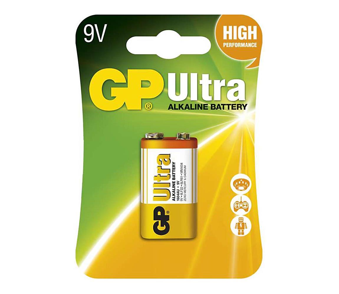 EMOS Alkalická baterie 6LF22 GP ULTRA 9V EMS060