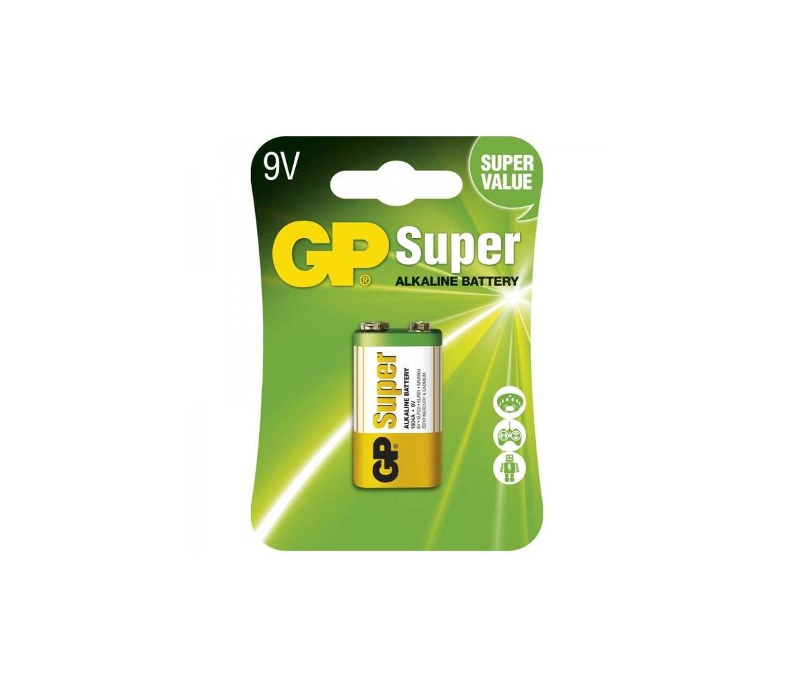 EMOS Alkalická baterie GP SUPER 6LF22 9V EMS283