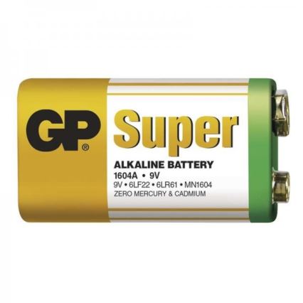 Alkalická baterie GP SUPER 6LF22 9V