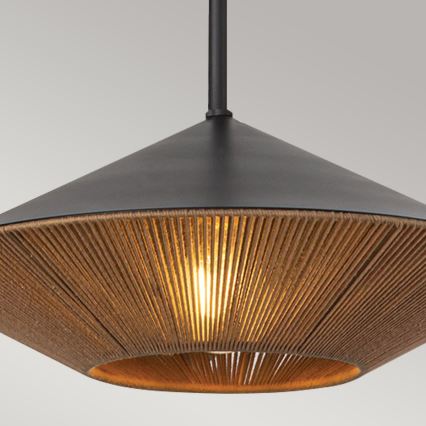 Alora Mood - Lustr na tyči DAPHNE 1xE27/60W/230V pr. 38,1 cm černá