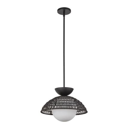 Alora Mood - Lustr na tyči PERTH 1xE27/60W/230V pr. 37,5 cm černá