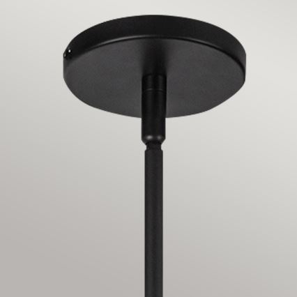 Alora Mood - Lustr na tyči PERTH 1xE27/60W/230V pr. 37,5 cm černá