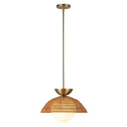 Alora Mood - Lustr na tyči PERTH 1xE27/60W/230V pr. 37,5 cm zlatá