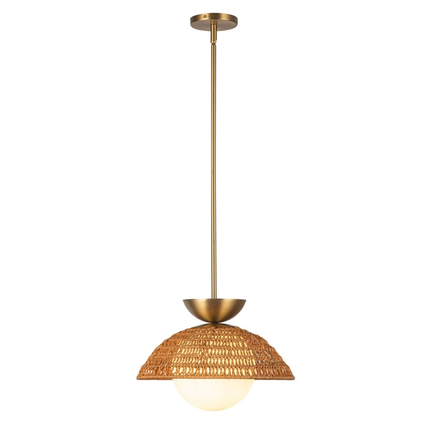 Alora Mood - Lustr na tyči PERTH 1xE27/60W/230V pr. 37,5 cm zlatá