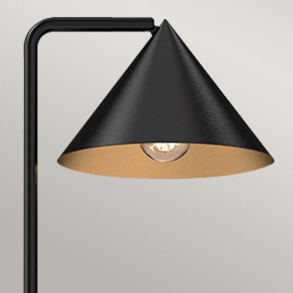 Alora Mood - Stojací lampa REMYCK 1xE27/60W/230V černá