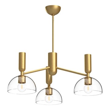 Alora Mood - Lustr na tyči JUDE 3xE27/60W/230V pr. 96,8 cm mosaz
