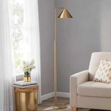 Alora Mood - Stojací lampa REMYCK 1xE27/60W/230V zlatá