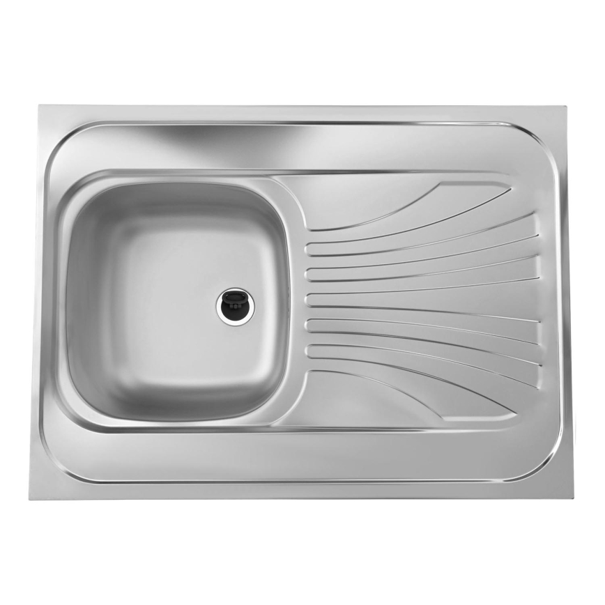 ALVEUS 1095618 - Kuchyňský dřez CLASSIC 80x60 cm matná ocel/satin bez lemu, otočný