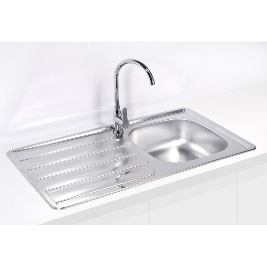 ALVEUS 1098938 - Kuchyňský dřez ZOOM 79x50 cm satin, pro horní montáž