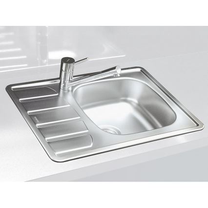 ALVEUS 1098940 - Kuchyňský dřez ZOOM 61,5x50 cm satin, pro horní montáž