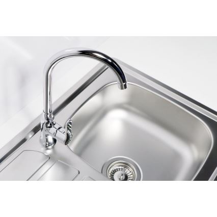 ALVEUS 1098940 - Kuchyňský dřez ZOOM 61,5x50 cm satin, pro horní montáž