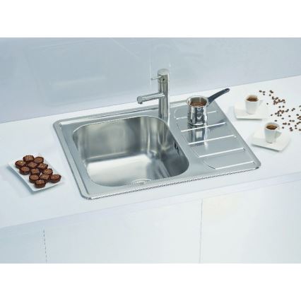 ALVEUS 1100215 - Kuchyňský dřez ZOOM 61,5x50 cm satin, pro horní montáž