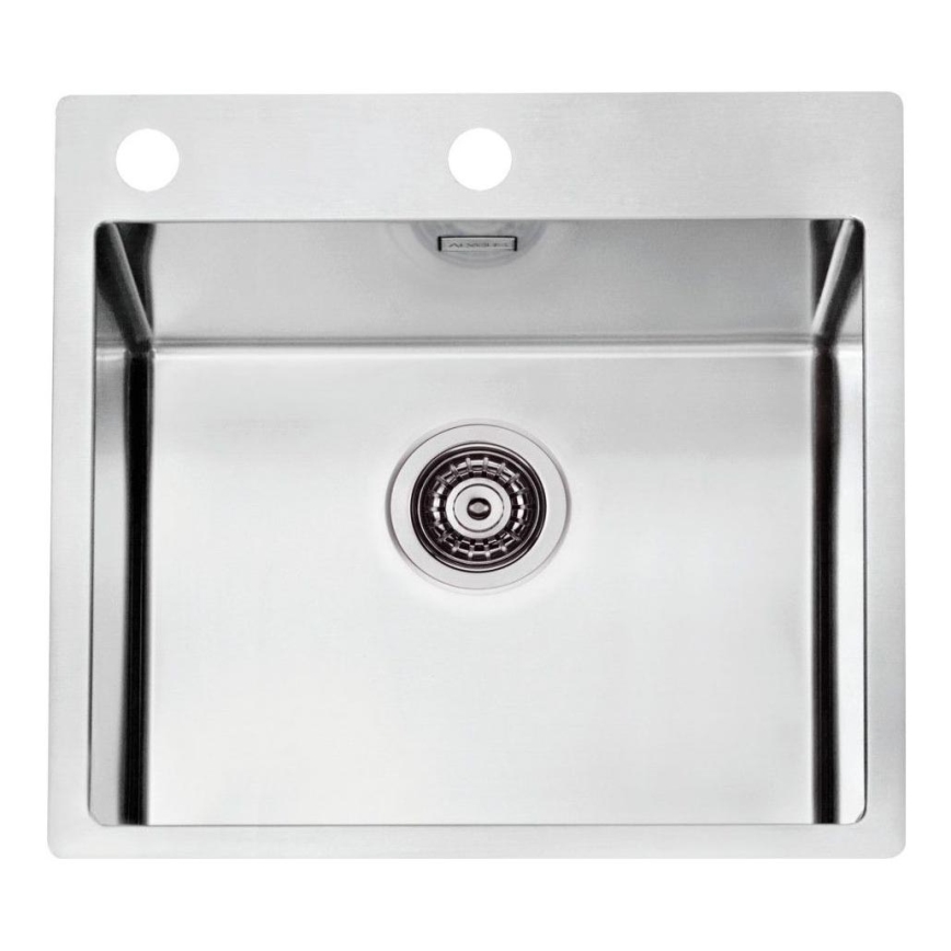 ALVEUS 1103609 - Kuchyňský dřez PURE 52,5x51,5 cm satin