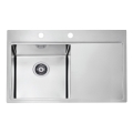 ALVEUS 1103610 - Kuchyňský dřez PURE 79x52,5 cm satin, levý