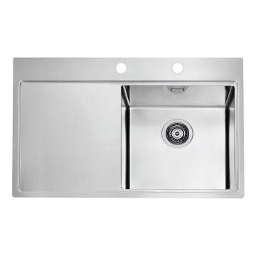 ALVEUS 1103651 - Kuchyňský dřez PURE 79x52,5 cm satin, pravý