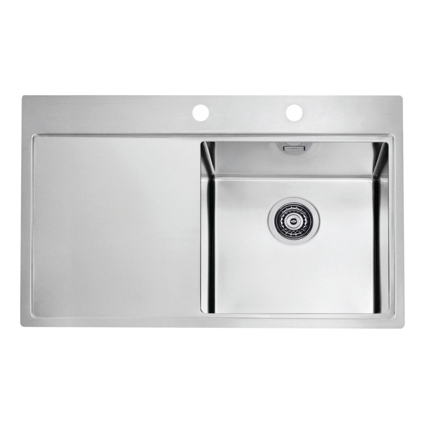 ALVEUS 1103651 - Kuchyňský dřez PURE 79x52,5 cm satin, pravý